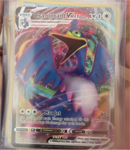 2021 Pokémon TCG Shining Fates #055 Cramorant VMAX — front