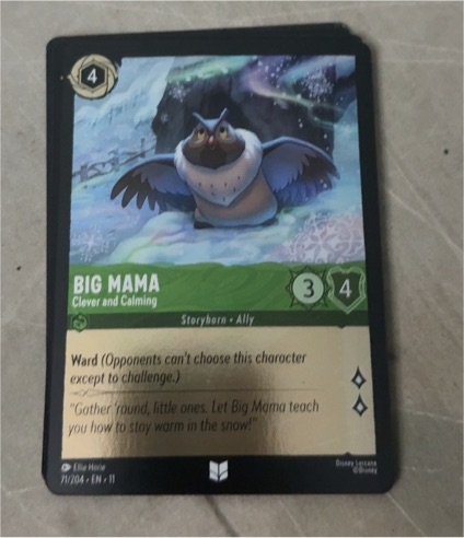 Disney Lorcana Winterspell #71 Big Mama — front