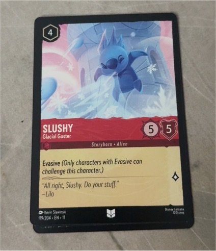 Disney Lorcana Winterspell #119 Slushy - Glacial Guster — front