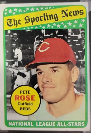 1969 Topps #424 Pete Rose Sporting News NL All-Stars — front