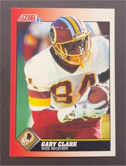 1991 Score #154 Gary Clark — front