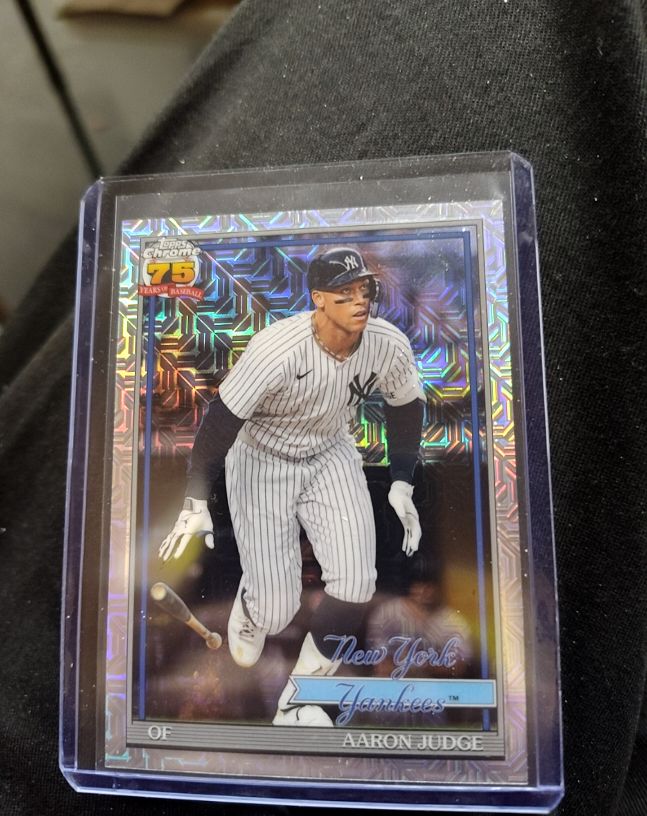 2026 Topps Series 1 Chrome 75 Years #91C-82 Aaron Judge — front