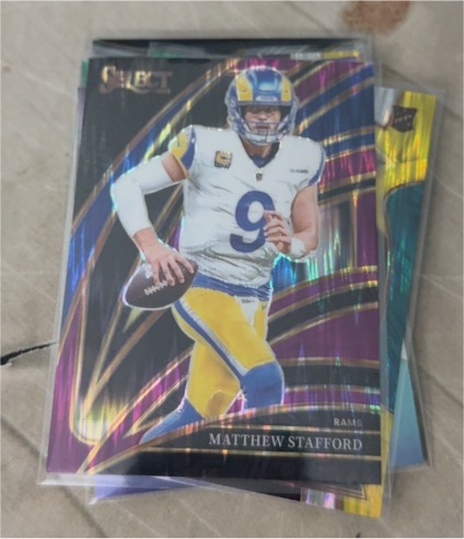 2025 Panini Select Club Level #219 Matthew Stafford — front