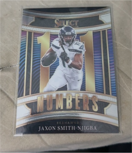 2025 Panini Select #20 Jaxon Smith-Njigba Numbers — front