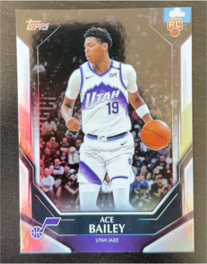 2025-26 Topps Chrome #255 Ace Bailey — front