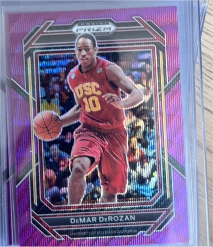 2023-24 Panini Prizm Draft Picks #61 DeMar DeRozan Purple Wave — front
