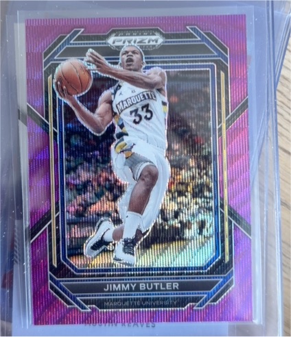 2023 Panini Prizm Draft Picks #56 Jimmy Butler Purple Wave — front
