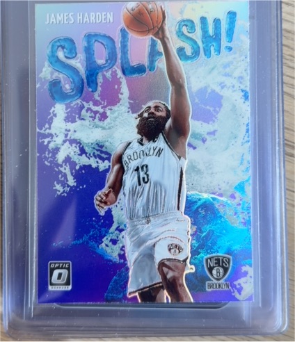 2021-22 Panini Donruss Optic #3 James Harden Splash! — front
