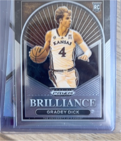 2023 Panini Prizm Draft Picks Brilliance #7 Gradey Dick — front