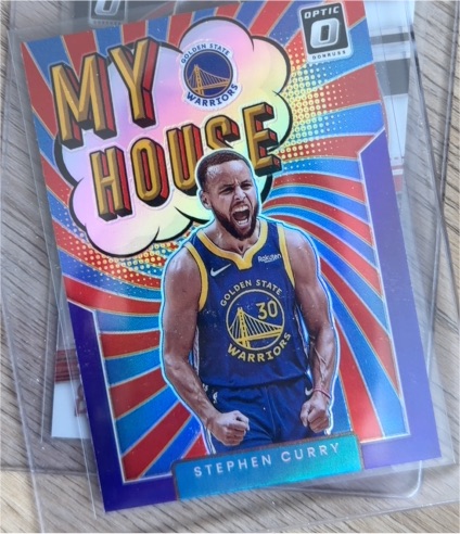2021-22 Donruss Optic My House Purple Prizm #3 Stephen Curry — front
