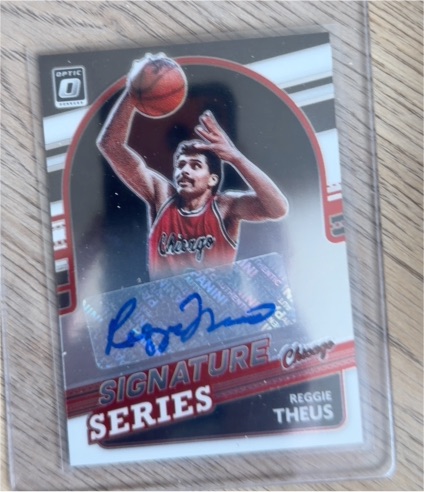 2021-22 Panini Donruss Optic Signature Series #SS-RTH Reggie Theus — front