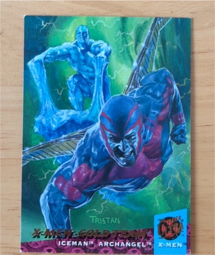 1994 Fleer Ultra X-Men Gold Team #109 Iceman Archangel — front
