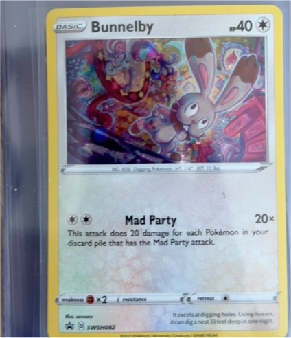 2021 Pokémon SWSH #SWSH082 Bunnelby — front
