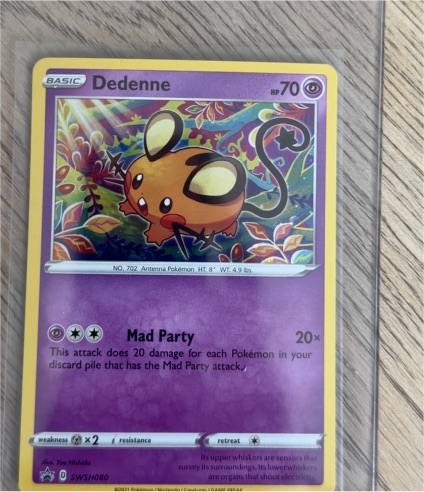 2021 Pokémon SWSH080 Dedenne — front