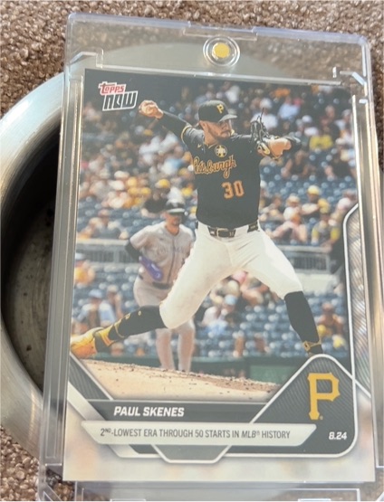 2025 Topps Now #603 Paul Skenes — front