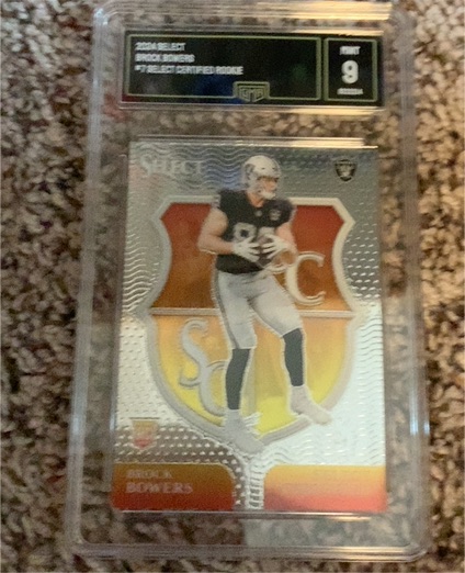 2024 Panini Select #7 Brock Bowers — front