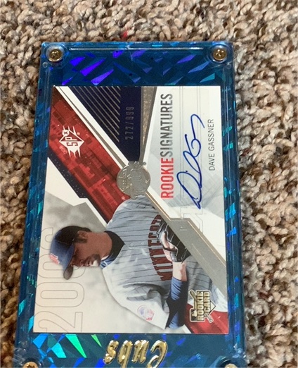 2006 Upper Deck SPx #272 Dave Gassner Rookie Signatures — front