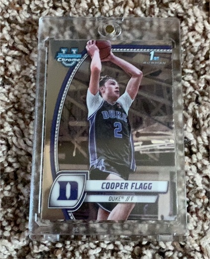 2024 Bowman Chrome University #16 Cooper Flagg — front