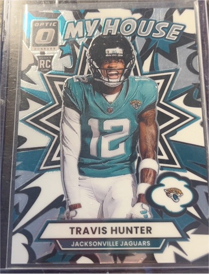 2025 Panini Donruss Optic #3 Travis Hunter My House — front