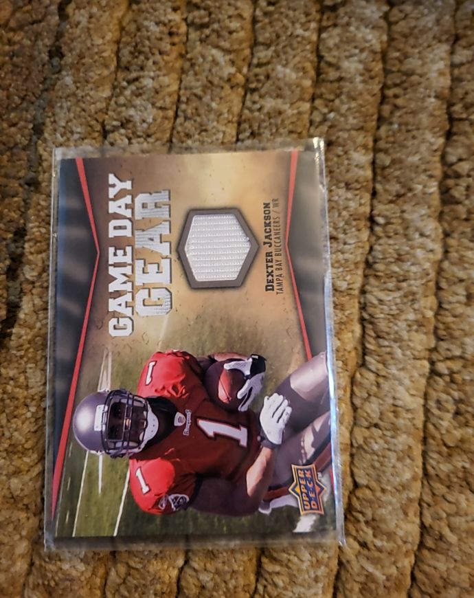 2009 Upper Deck Game Day Gear #DC Dexter Jackson — front