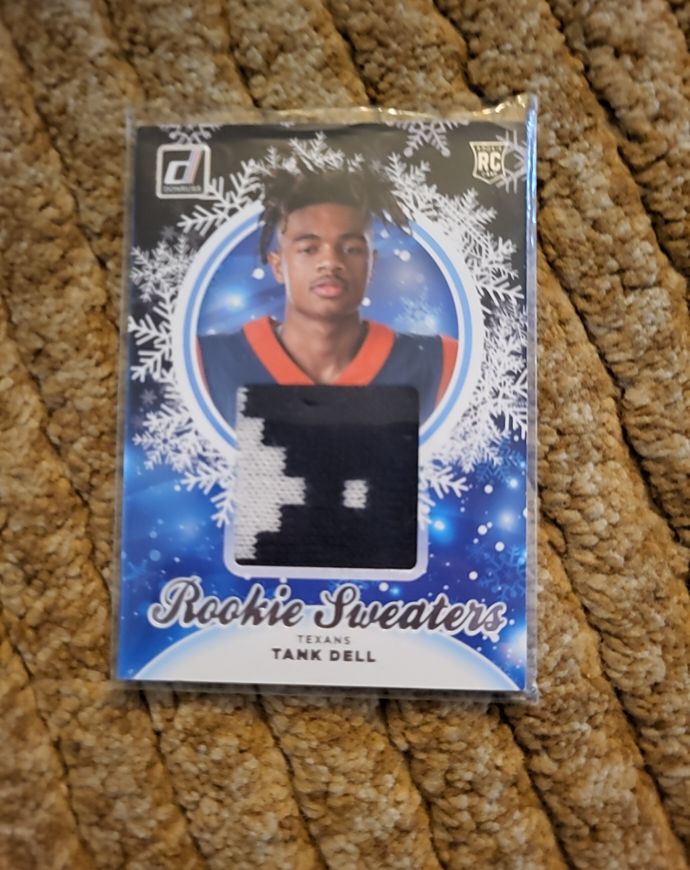 2023 Panini Donruss Rookie Holiday Sweaters #HS-TDE Tank Dell — front
