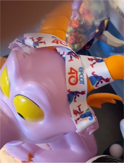 Disney Parks Figment Popcorn Bucket EPCOT 40th Anniversary — front