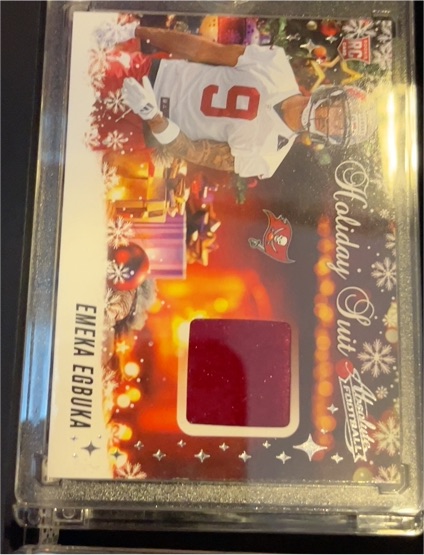 2025 Panini Absolute Holiday Suit #HS-EEA Emeka Egbuka — front