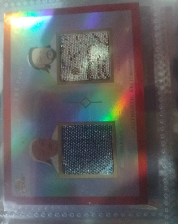 2024 Keepsake 50th Anniversary Bruce Lee Stephen Curry Authentic Dual Relic — front