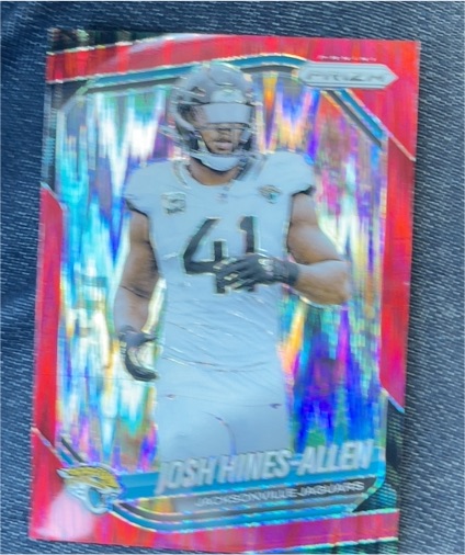 2025 Panini Prizm #43 Josh Hines-Allen — front