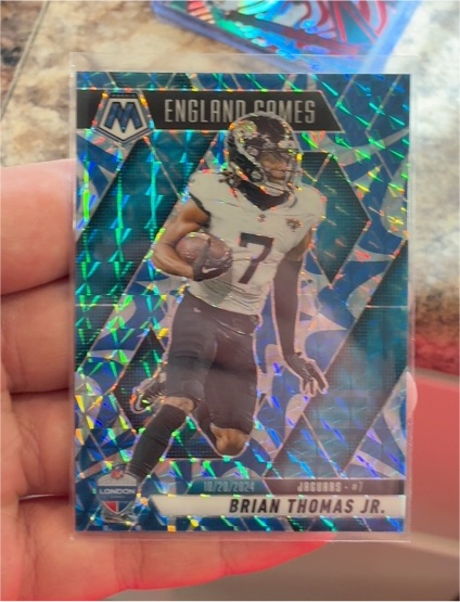 2025 Panini Mosaic #256 Brian Thomas Jr. England Games — front
