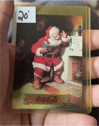 1993 Coca-Cola Series 1 #S-9 Santa Claus — front
