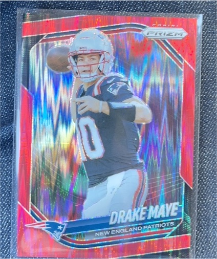2025 Panini Prizm #165 Drake Maye — front