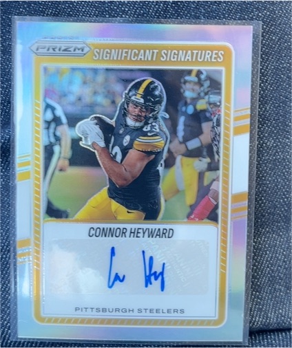 2025 Panini Prizm Significant Signatures #44 Connor Heyward — front