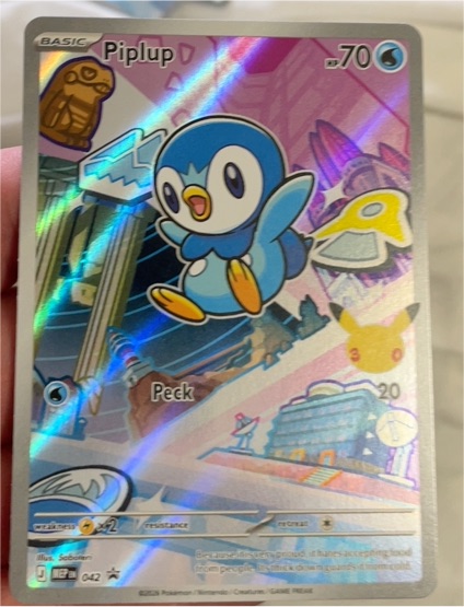 2026 Pokémon MEP 042 Piplup — front