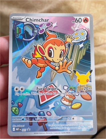 2026 Pokémon MEP #041 Chimchar — front