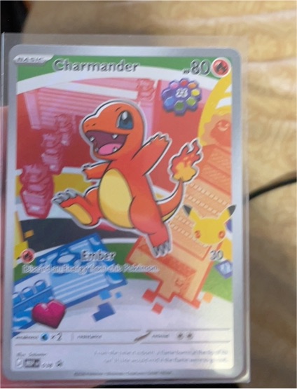 2026 Pokémon MEP #038 Charmander First Partner Illustration — front