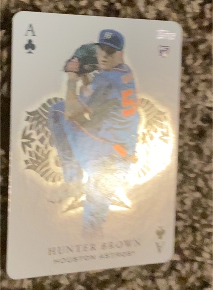 2023 Topps Update Series #AA-56 Hunter Brown All Aces Rookie — front