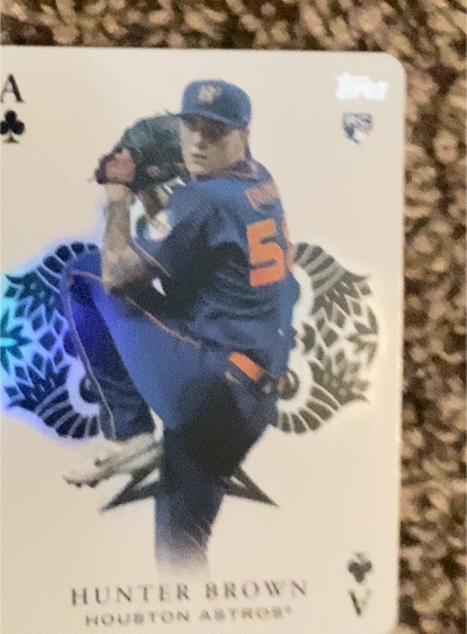 2023 Topps Update All Aces #AA-56 Hunter Brown — front
