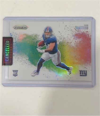 2025 Panini Prizm Canceled Breakers #3 Cam Skattebo — front