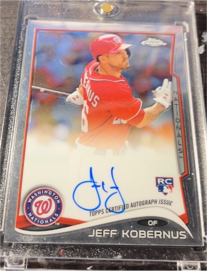 2014 Topps Chrome #76 Jeff Kobernus Rookie Autographs — front
