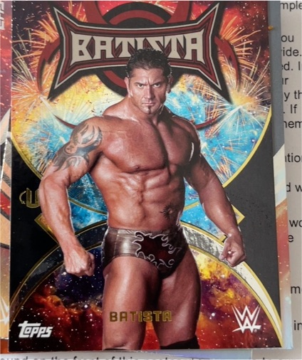 2025 Topps Universe WWE #NMS-20 Batista Namesakes — front
