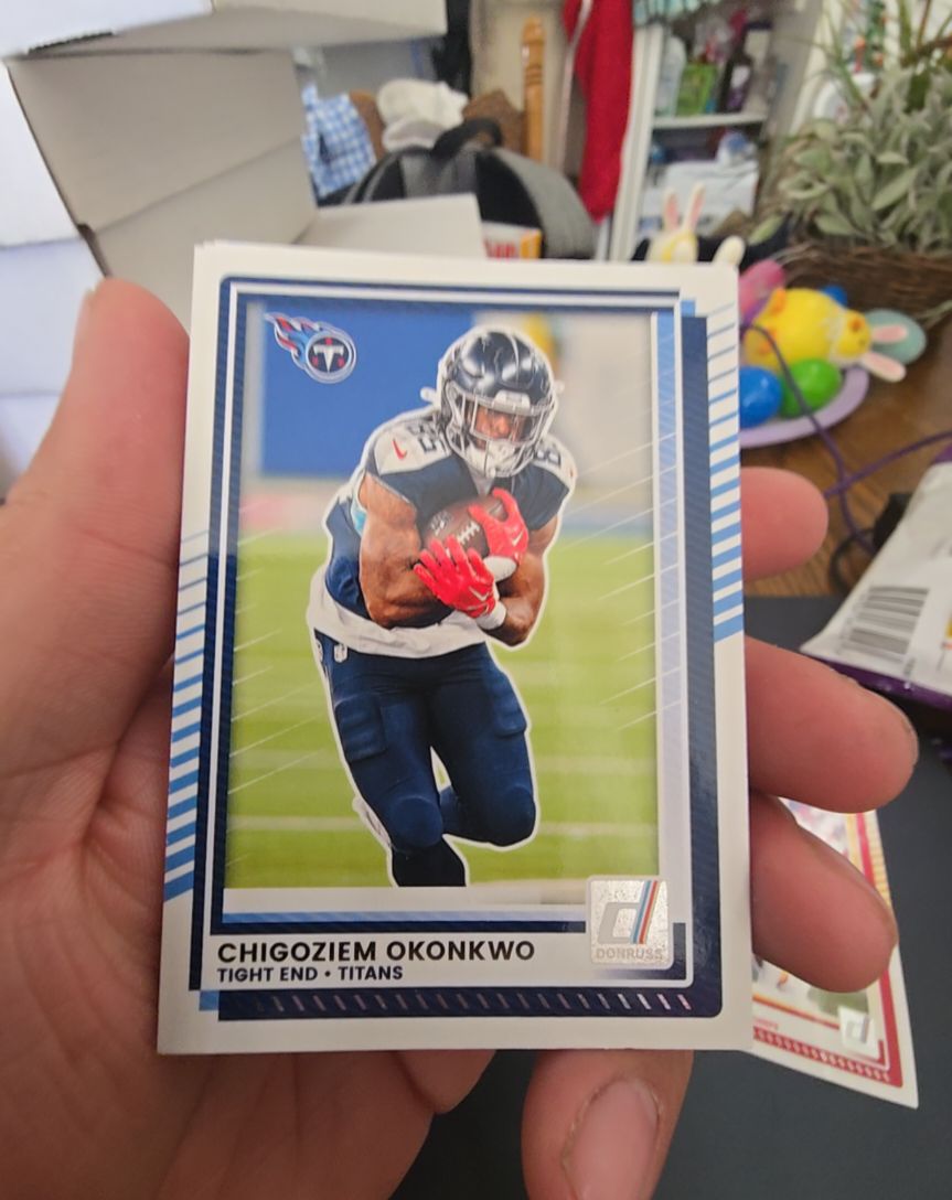 2025 Panini Donruss #19 Chigoziem Okonkwo — front