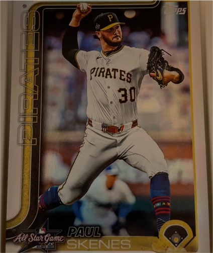 2025 Topps Update #ASG-27 Paul Skenes All-Star Game Pittsburgh Pirates — front