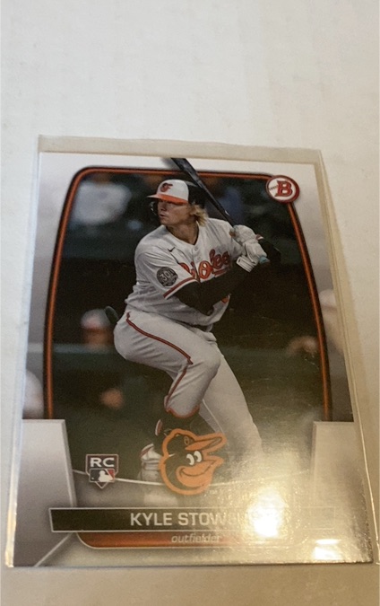 2023 Bowman #56 Kyle Stowers Rookie RC Baltimore Orioles — front