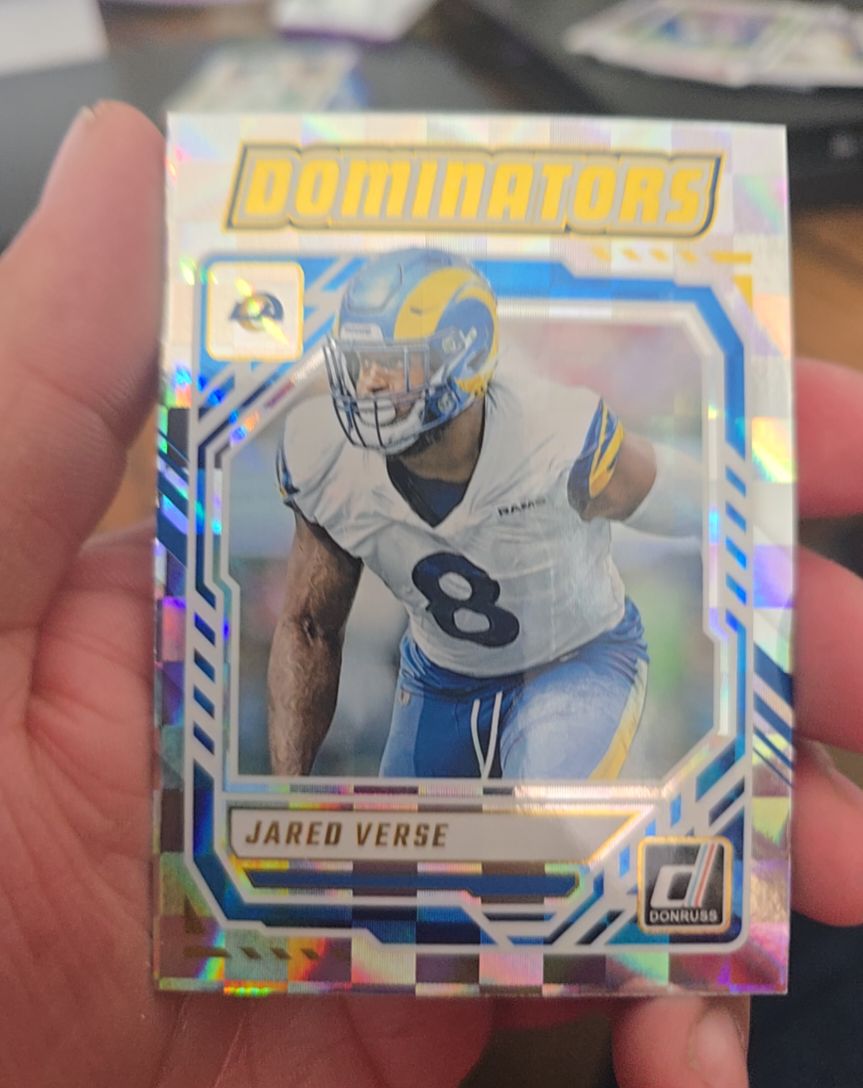 2025 Panini Donruss Dominators #DOM-JVE Jared Verse — front