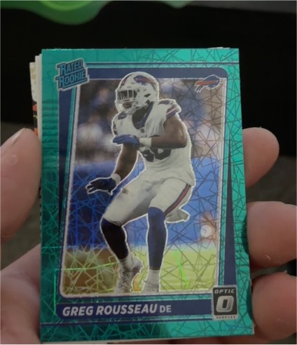 2021 Panini Donruss Optic #253 Greg Rousseau — front