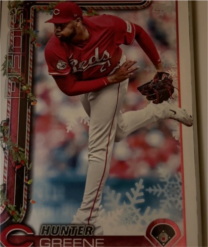 2025 Topps Holiday #H139 Hunter Greene — front