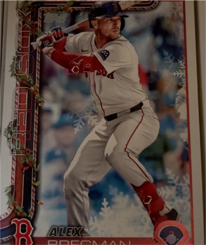 2025 Topps Holiday #H154 Alex Bregman — front