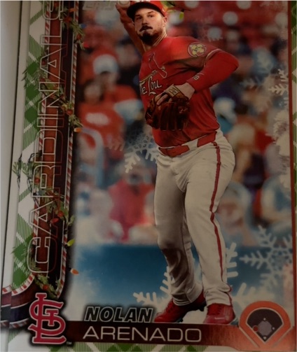 2025 Topps Holiday #H132 Nolan Arenado — front