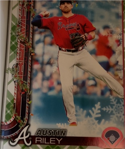 2025 Topps Holiday #H86 Austin Riley — front